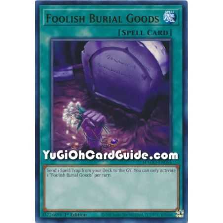 Foolish Burial Goods (Rare) – Maximum Gold | Carta YUGIOH en México