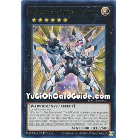 Number 39: Utopia Beyond (Rare) – Maximum Gold | Carta YUGIOH en México