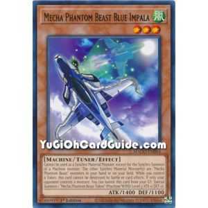 Mecha Phantom Beast Blue Impala (Rare) – Maximum Gold | Carta YUGIOH en México