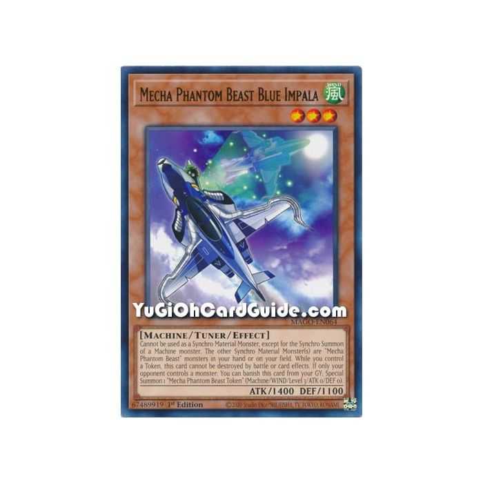 Mecha Phantom Beast Blue Impala (Rare) – Maximum Gold | Carta YUGIOH en México