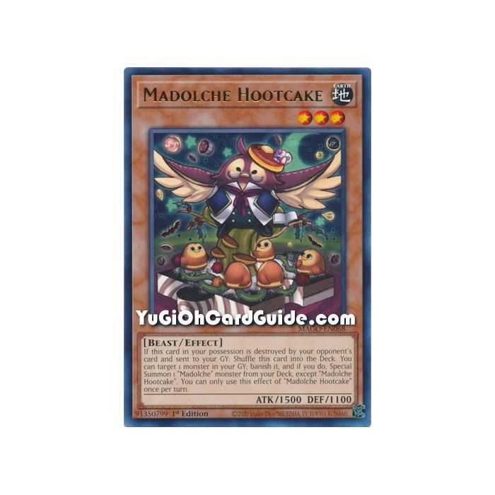 Madolche Hootcake (Rare) – Maximum Gold | Carta YUGIOH en México