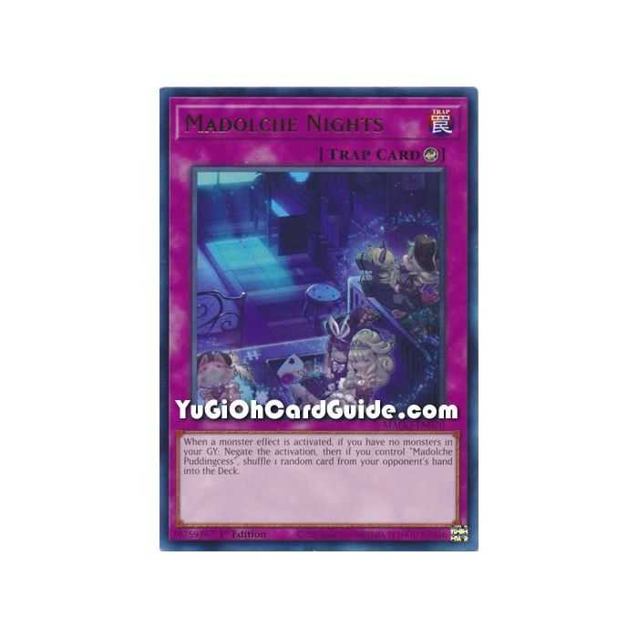 Madolche Nights (Rare) – Maximum Gold | Carta YUGIOH en México