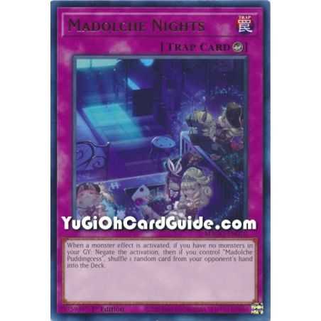 Madolche Nights (Rare) – Maximum Gold | Carta YUGIOH en México