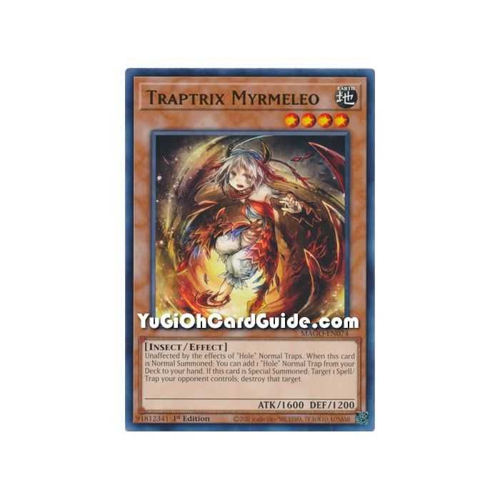 Traptrix Myrmeleo (Rare) – Maximum Gold | Carta YUGIOH en México