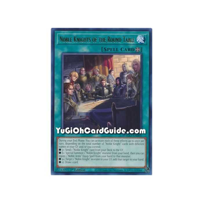 Noble Knights of the Round Table (Rare) – Maximum Gold | Carta YUGIOH en México