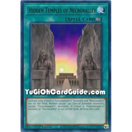 Hidden Temples of Necrovalley (Rare) – Maximum Gold | Carta YUGIOH en México