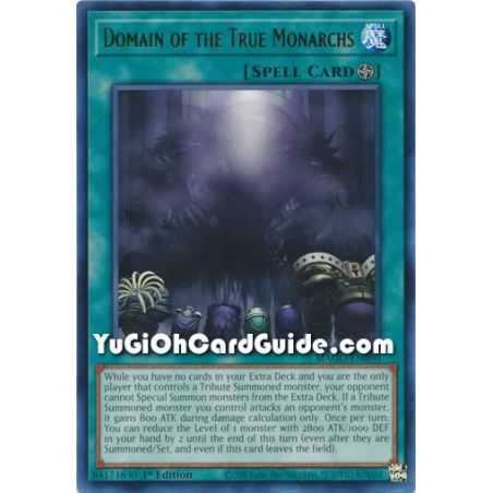 Domain of the True Monarchs (Rare) – Maximum Gold | Carta YUGIOH en México