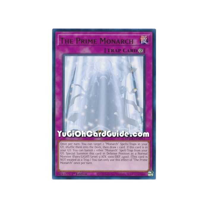 The Prime Monarch (Rare) – Maximum Gold | Carta YUGIOH en México