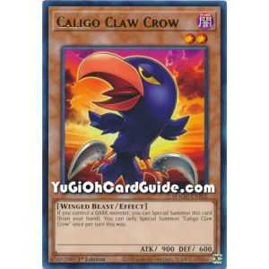 Caligo Claw Crow (Rare) – Maximum Gold | Carta YUGIOH en México