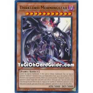 Darklord Morningstar (Rare) – Maximum Gold | Carta YUGIOH en México