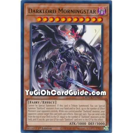 Darklord Morningstar (Rare) – Maximum Gold | Carta YUGIOH en México