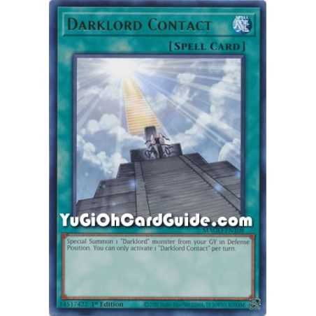 Darklord Contact (Rare) – Maximum Gold | Carta YUGIOH en México
