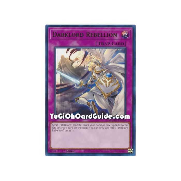 Darklord Rebellion (Rare) – Maximum Gold | Carta YUGIOH en México