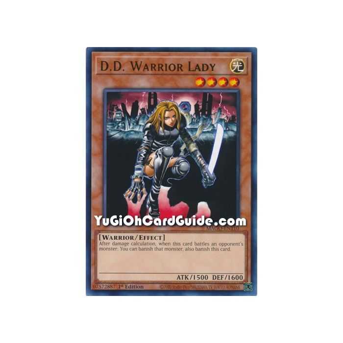 D.D. Warrior Lady (Rare) – Maximum Gold | Carta YUGIOH en México