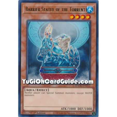 Barrier Statue of the Torrent (Rare) – Maximum Gold | Carta YUGIOH en México
