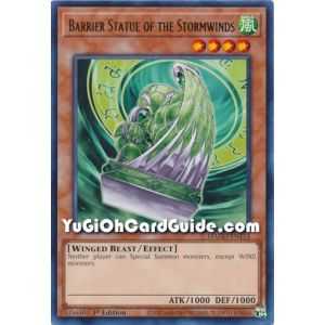 Barrier Statue of the Stormwinds (Rare) – Maximum Gold | Carta YUGIOH en México