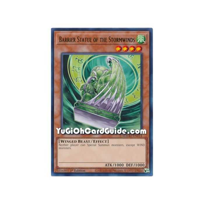 Barrier Statue of the Stormwinds (Rare) – Maximum Gold | Carta YUGIOH en México