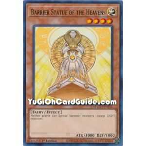 Barrier Statue of the Heavens (Rare) – Maximum Gold | Carta YUGIOH en México