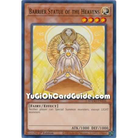 Barrier Statue of the Heavens (Rare) – Maximum Gold | Carta YUGIOH en México