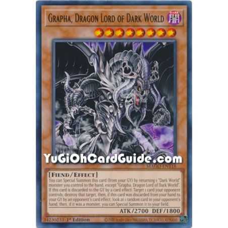 Grapha, Dragon Lord of Dark World (Rare) – Maximum Gold | Carta YUGIOH en México