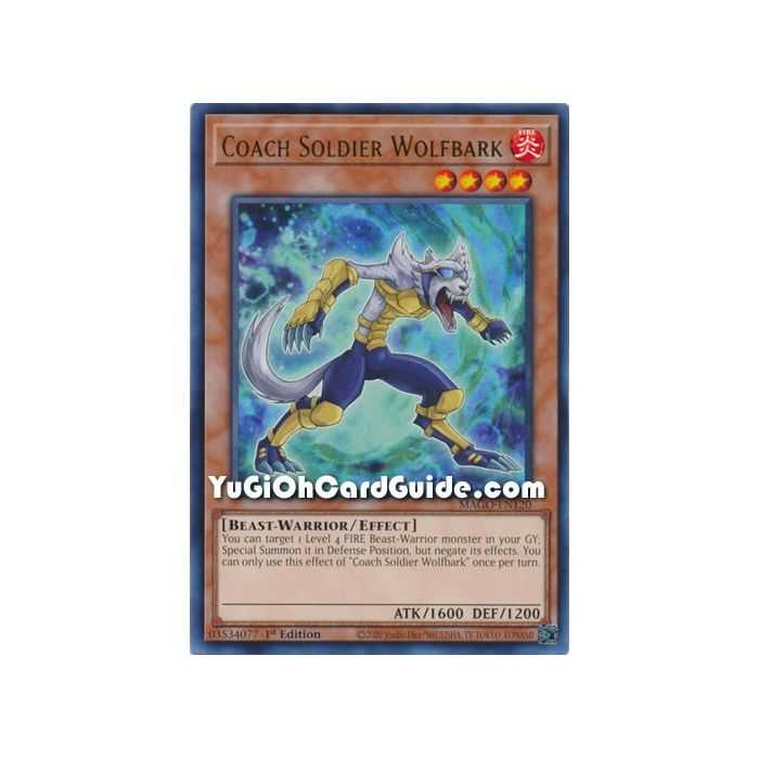 Coach Soldier Wolfbark (Rare) – Maximum Gold | Carta YUGIOH en México