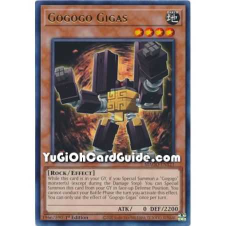 Gogogo Gigas (Rare) – Maximum Gold | Carta YUGIOH en México