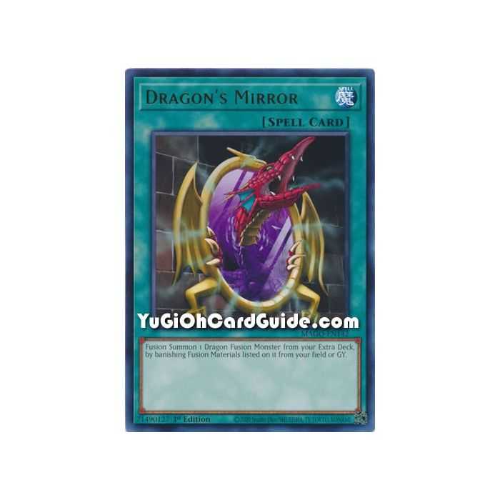 Dragon's Mirror (Rare) – Maximum Gold | Carta YUGIOH en México