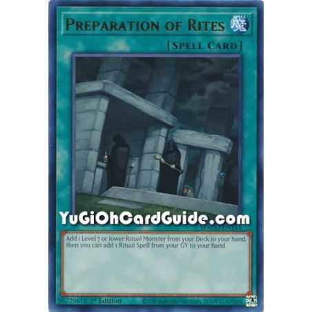 Preparation of Rites (Rare) – Maximum Gold | Carta YUGIOH en México