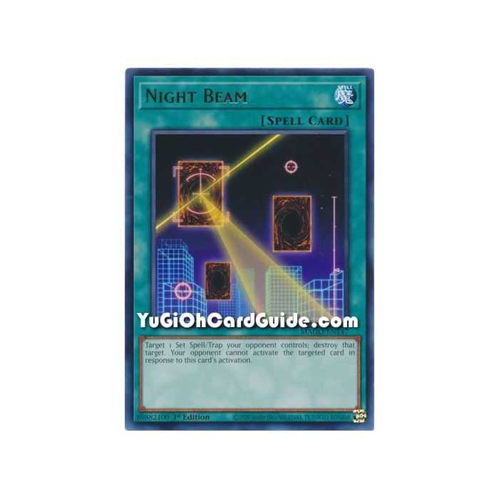 Night Beam (Rare) – Maximum Gold | Carta YUGIOH en México
