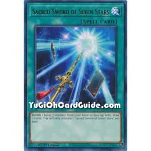 Sacred Sword of Seven Stars (Rare) – Maximum Gold | Carta YUGIOH en México