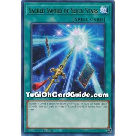 Sacred Sword of Seven Stars (Rare) – Maximum Gold | Carta YUGIOH en México