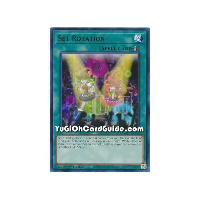 Set Rotation (Rare) – Maximum Gold | Carta YUGIOH en México