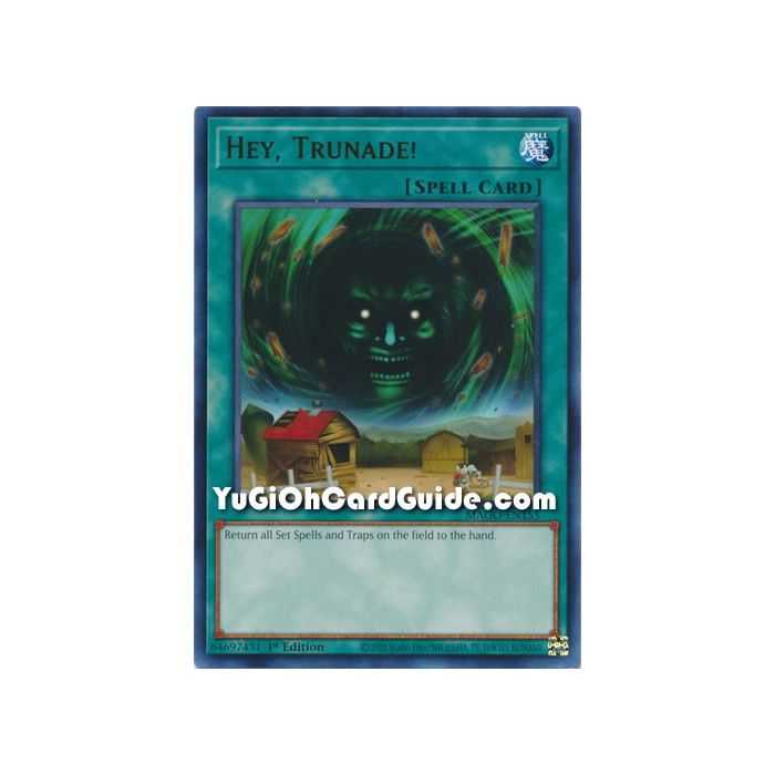 Hey, Trunade! (Rare) – Maximum Gold | Carta YUGIOH en México