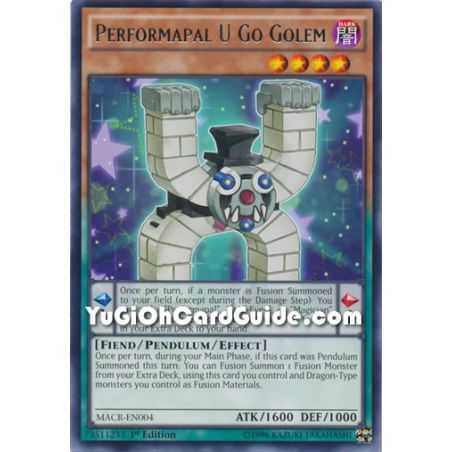 Performapal U Go Golem (Rare) – Maximum Crisis | Carta YUGIOH en México
