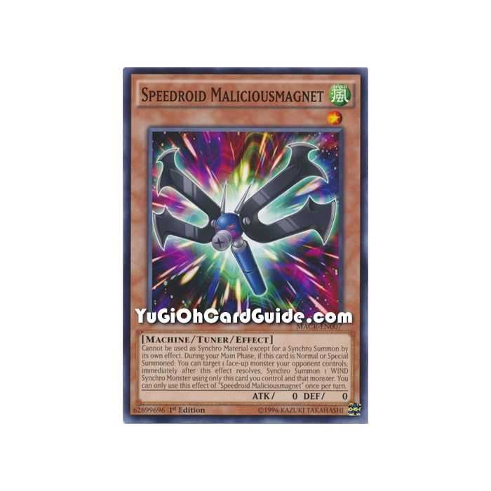 Speedroid Maliciousmagnet (Common) – Maximum Crisis | Carta YUGIOH en México