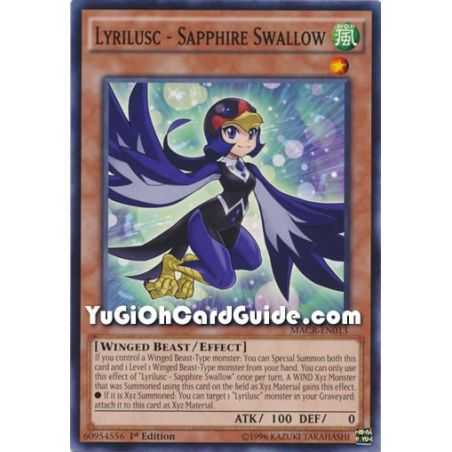 Lyrilusc - Sapphire Swallow (Common) – Maximum Crisis | Carta YUGIOH en México