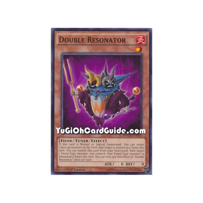 Double Resonator (Common) – Maximum Crisis | Carta YUGIOH en México