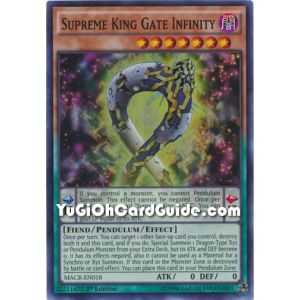 Supreme King Gate Infinity (Super Rare) – Maximum Crisis | Carta YUGIOH en México