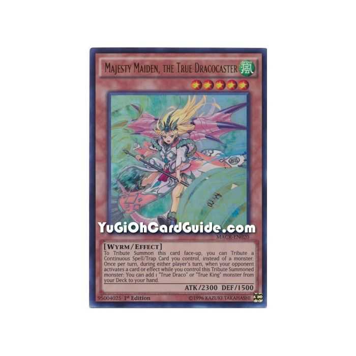Majesty Maiden, the True Dracocaster (Ultra Rare) – Maximum Crisis | Carta YUGIOH en México