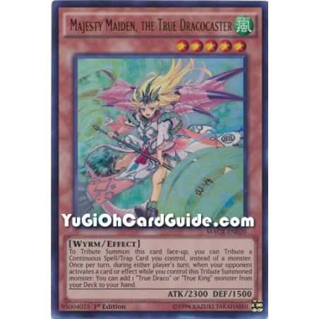 Majesty Maiden, the True Dracocaster (Ultra Rare) – Maximum Crisis | Carta YUGIOH en México