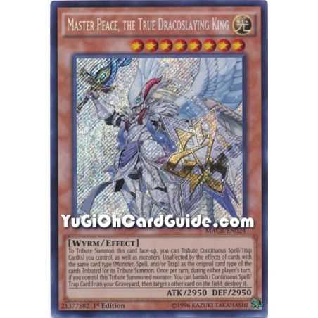 Master Peace, the True Dracoslaying King (Secret Rare) – Maximum Crisis | Carta YUGIOH en México