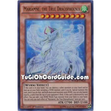 Mariamne, the True Dracophoenix (Ultra Rare) – Maximum Crisis | Carta YUGIOH en México
