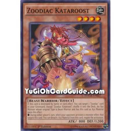 Zoodiac Kataroost (Common) – Maximum Crisis | Carta YUGIOH en México