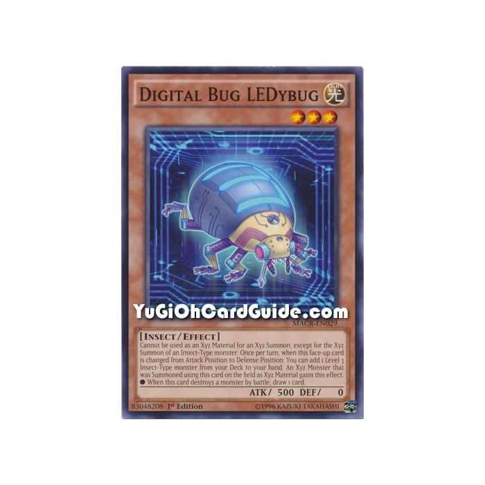 Digital Bug LEDybug (Common) – Maximum Crisis | Carta YUGIOH en México
