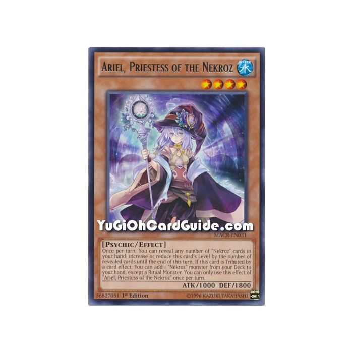 Ariel, Priestess of the Nekroz (Rare) – Maximum Crisis | Carta YUGIOH en México