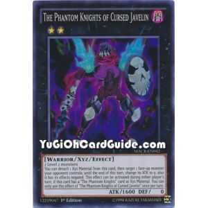 The Phantom Knights of Cursed Javelin (Super Rare) – Maximum Crisis | Carta YUGIOH en México