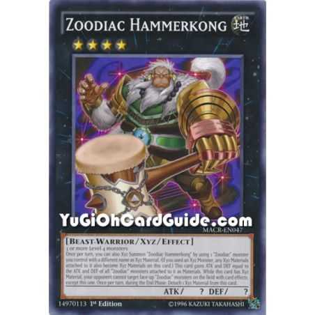 Zoodiac Hammerkong (Common) – Maximum Crisis | Carta YUGIOH en México