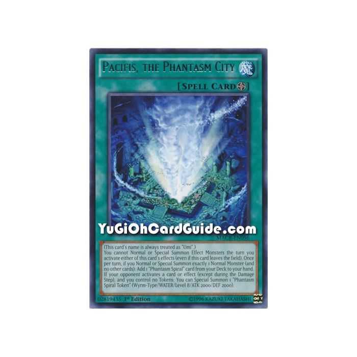 Pacifis, the Phantasm City (Rare) – Maximum Crisis | Carta YUGIOH en México