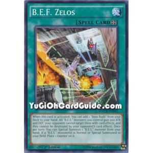 B.E.F. Zelos (Common) – Maximum Crisis | Carta YUGIOH en México