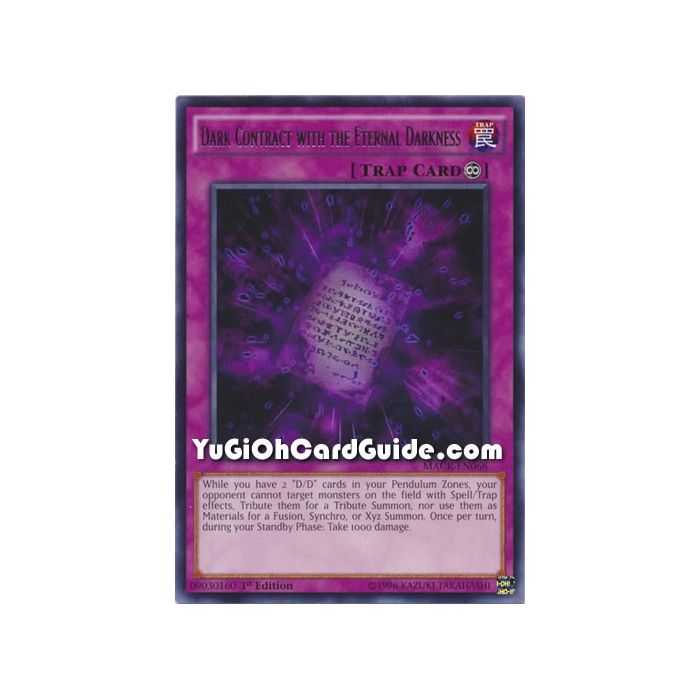 Dark Contract with the Eternal Darkness (Rare) – Maximum Crisis | Carta YUGIOH en México